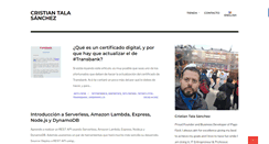 Desktop Screenshot of cristiantala.cl